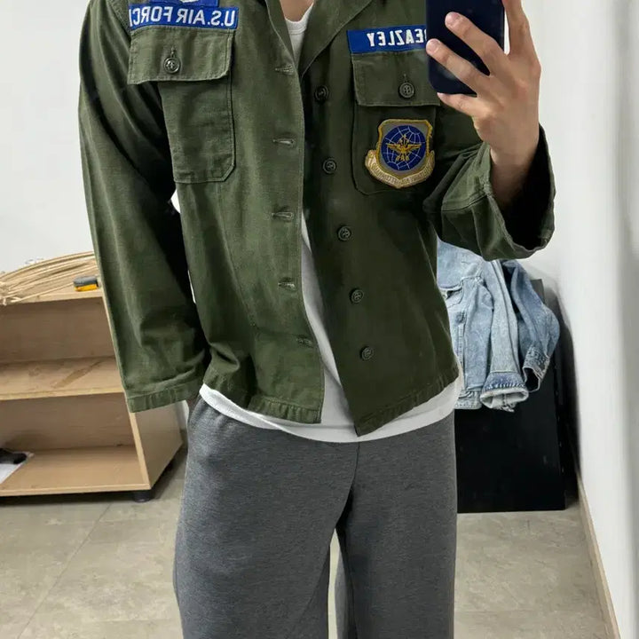 [BUNJANG] OG-107 Fatigue Shirt / og-107 퍼티그 셔츠 공군 95-100