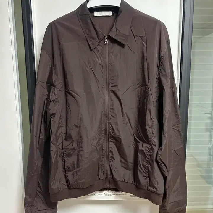 [BUNJANG] AMOMENTO Sheer Zip-Up Shirt Burgundy / [M] 아모멘토 sheer 시어집업 셔츠 버건디
