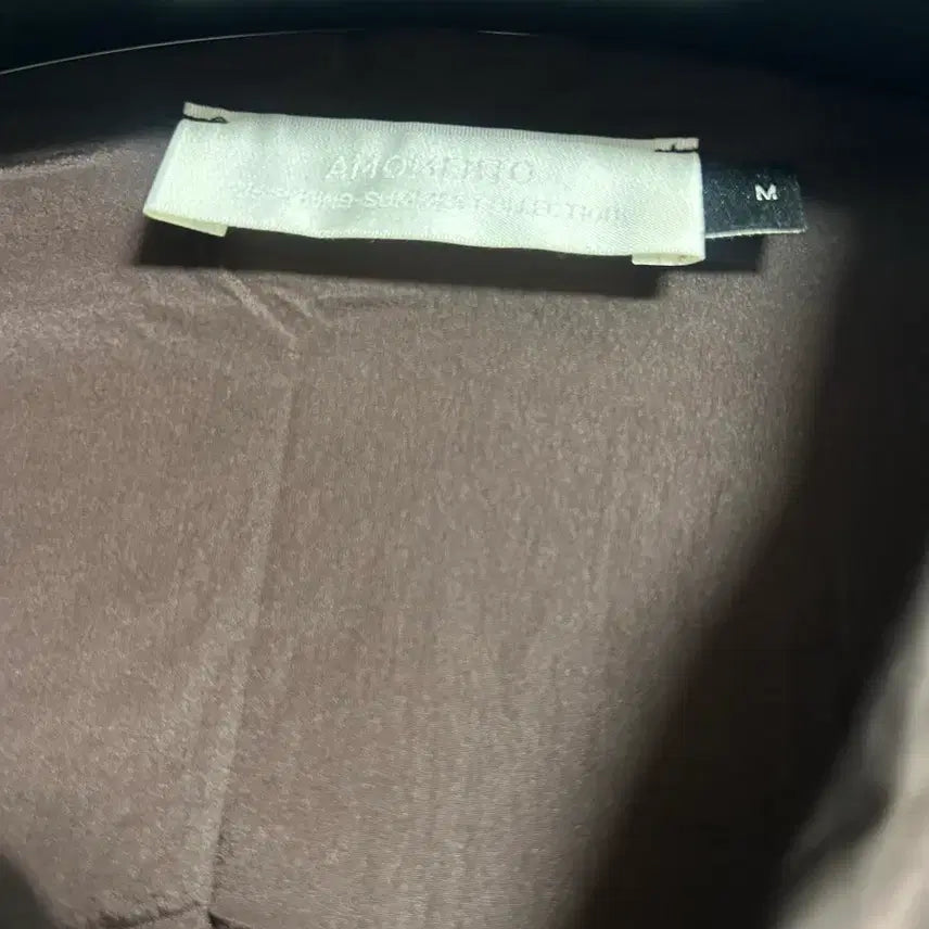 [BUNJANG] AMOMENTO Sheer Zip-Up Shirt Burgundy / [M] 아모멘토 sheer 시어집업 셔츠 버건디