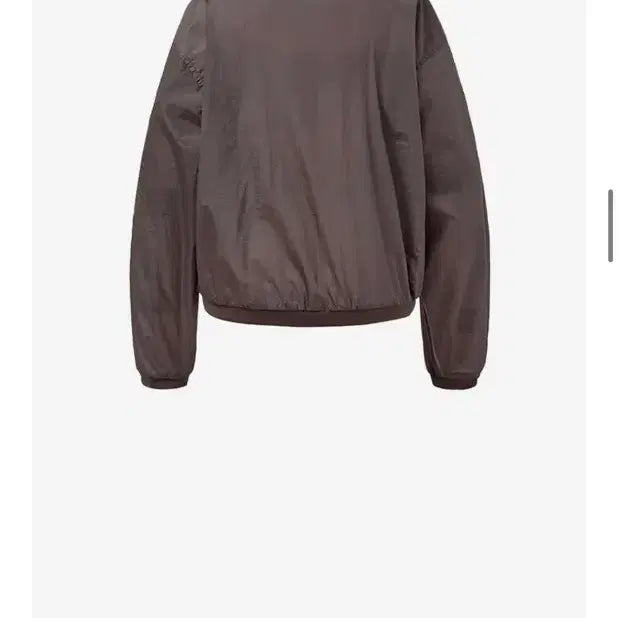[BUNJANG] AMOMENTO Sheer Zip-Up Shirt Burgundy / [M] 아모멘토 sheer 시어집업 셔츠 버건디