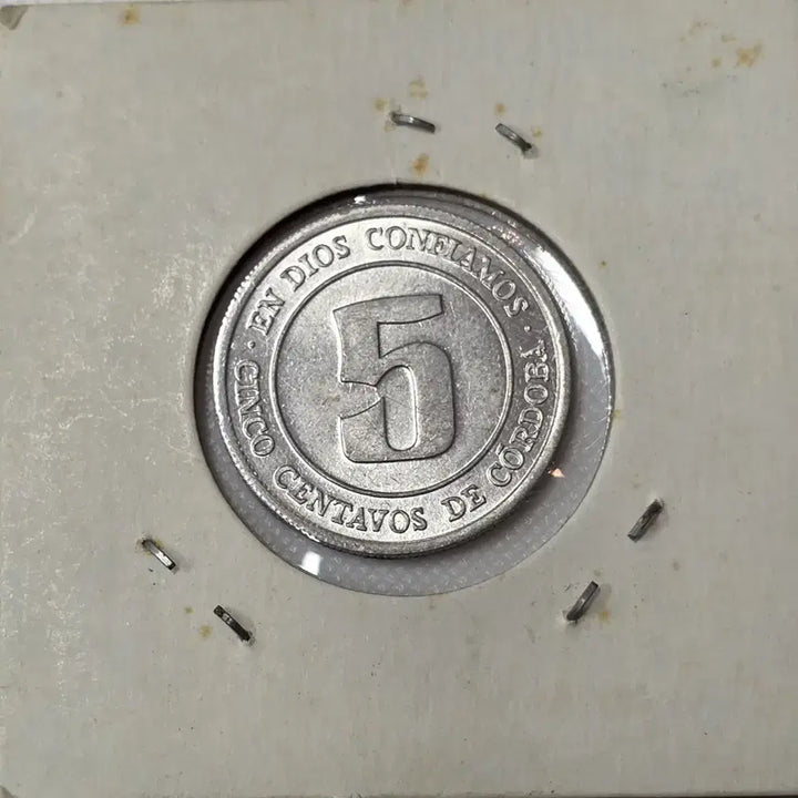 [BUNJANG] Nicaragua 5 Centavos Coin (Unused) / [미사용] 니카라과 5센타보 동전 zk-2733