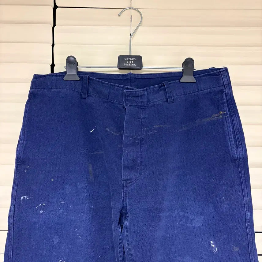 [SOLD OUT] 80-90s 빈티지 프렌치 워크 팬츠 페인티드 굿페이드 50