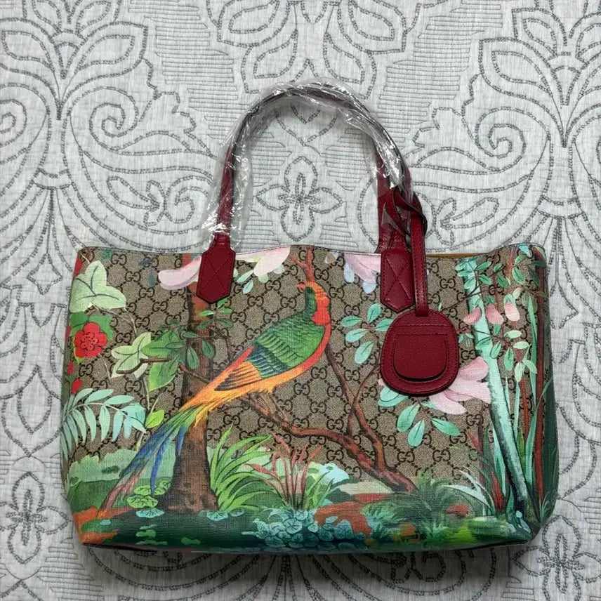 [BUNJANG] Gucci Jungle Print Tote Bag / 구찌 정글 프린트 토트백