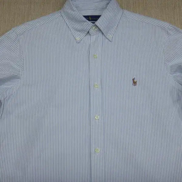 [BUNJANG] Polo Ralph Lauren Oxford Stripe Cotton Shirt / (95) 폴로랄프로렌 옥스포드 스트라이프 면 셔츠