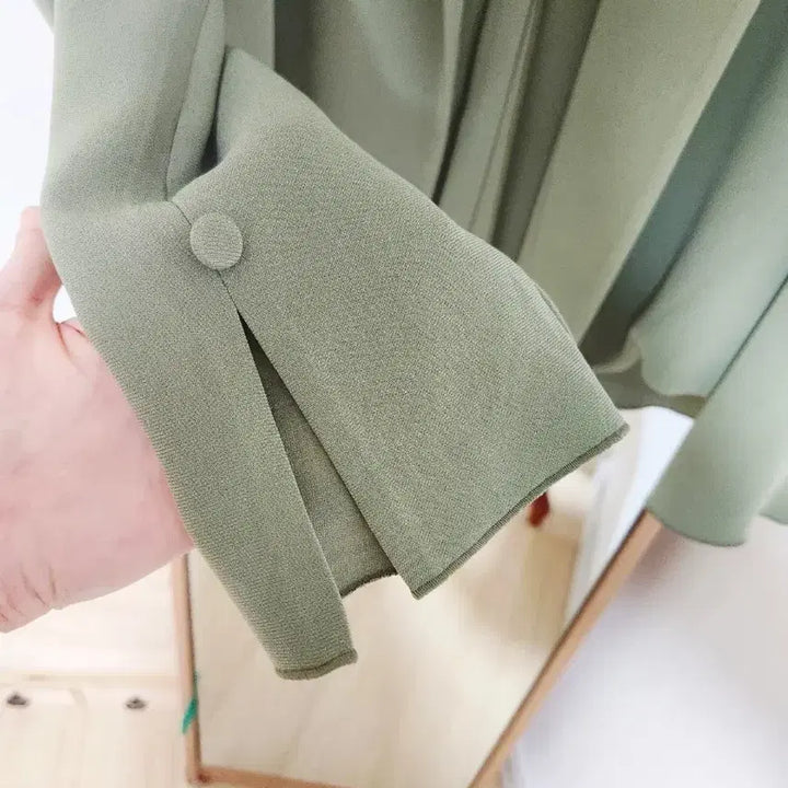 [SOLD OUT] 20년[상태최상] 미샤 MICHAA 썸머 셋업 (에메랄드 민트) 안감실크