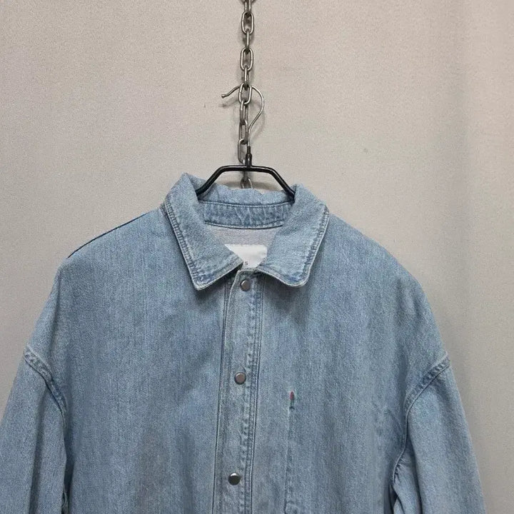 [BUNJANG] PVCS Washed Denim Shirt (New) / PVCS 워싱 데님 셔츠(새상품)
