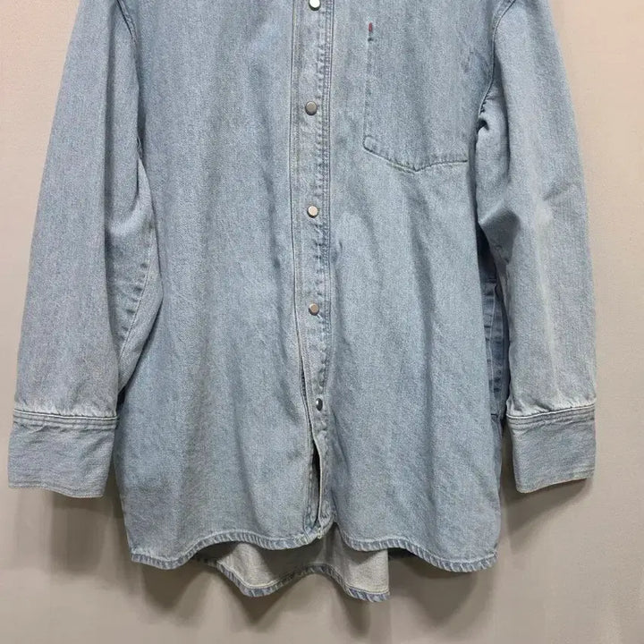 [BUNJANG] PVCS Washed Denim Shirt (New) / PVCS 워싱 데님 셔츠(새상품)