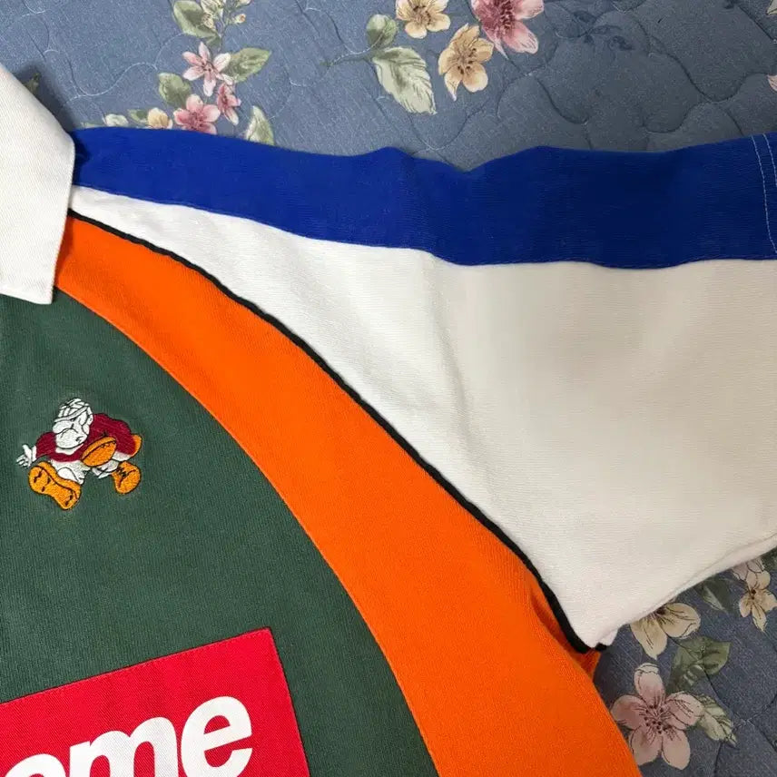 [BUNJANG] Supreme Short Sleeve Rugby Shirt 24SS M / [정품] 슈프림 숏슬리브 럭비 멀티컬러 24SS M