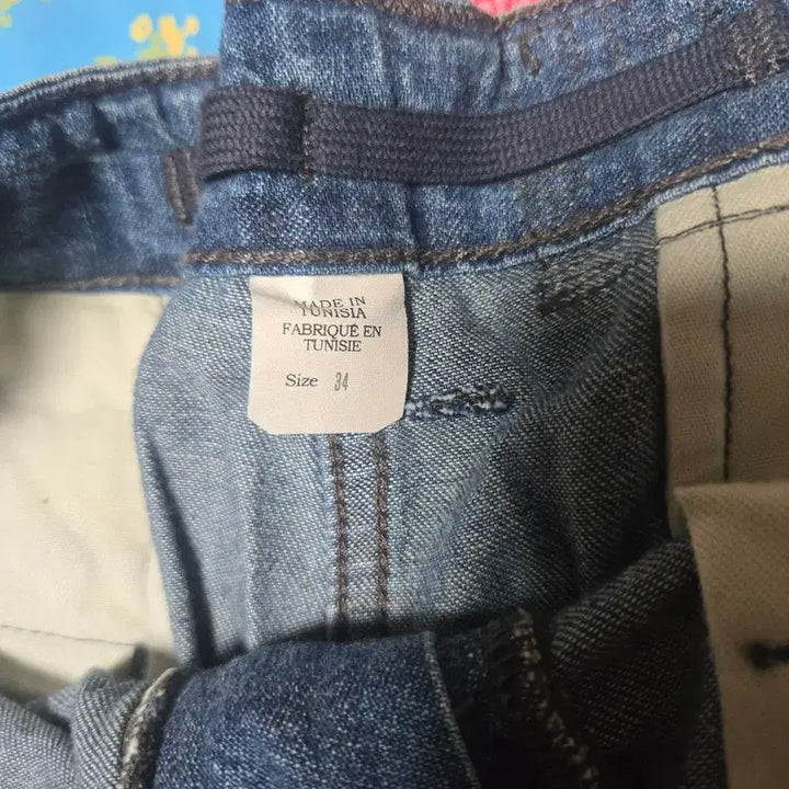 [BUNJANG] Patchwork Denim Shorts / 패치워크 데님 반바지 34