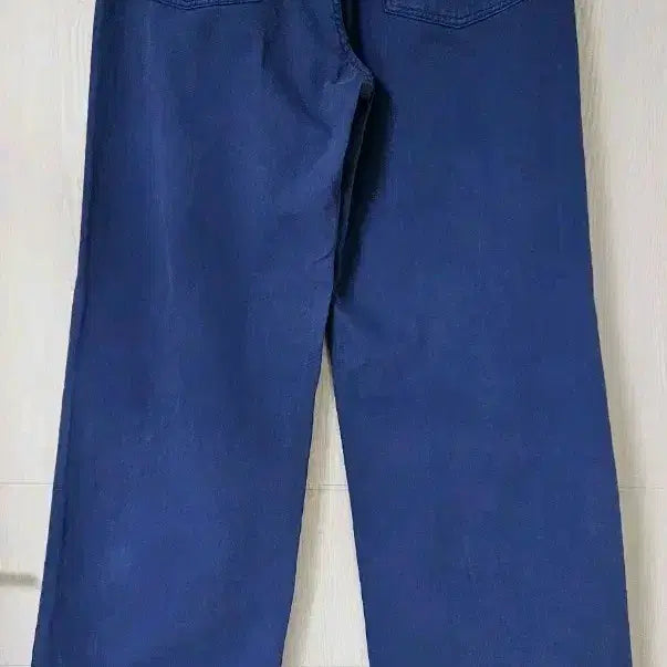 [SOLD OUT] M 워싱 블루 와이드팬츠 고퀄