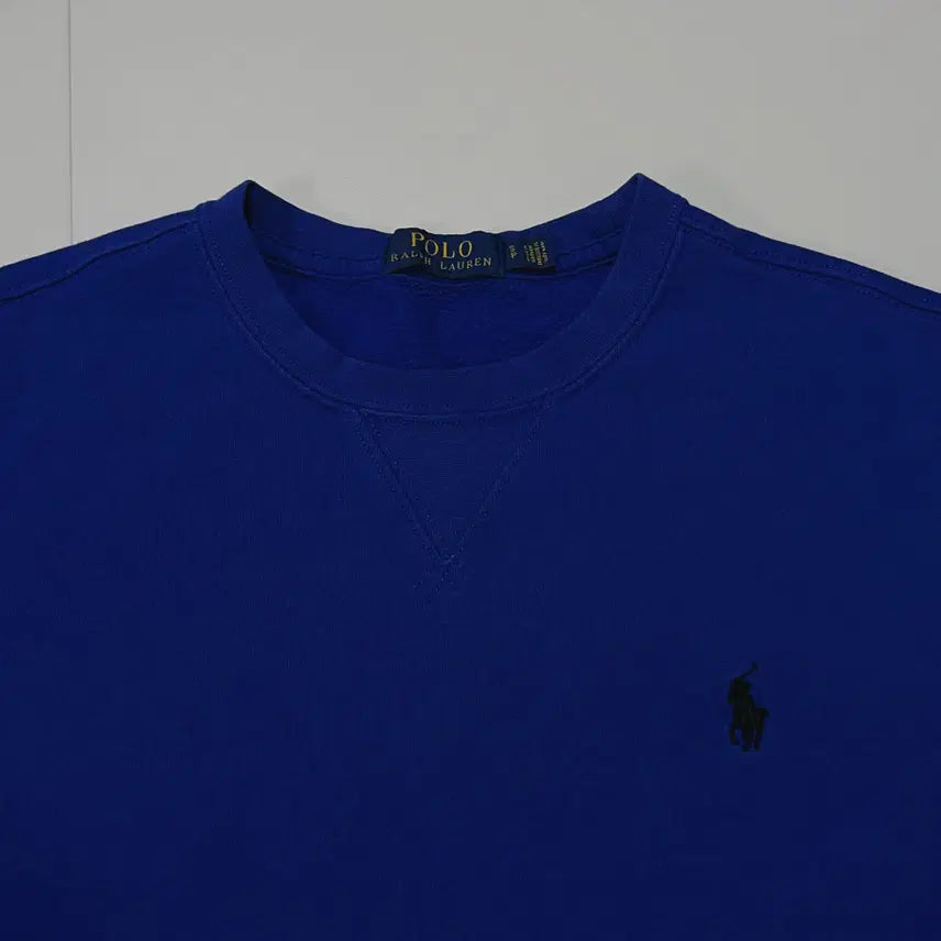[BUNJANG] Polo Ralph Lauren Black Pony Fleece Sweatshirt [S] / [정품] 폴로 블루 / 블랙포니 기모 맨투맨 [ S ]