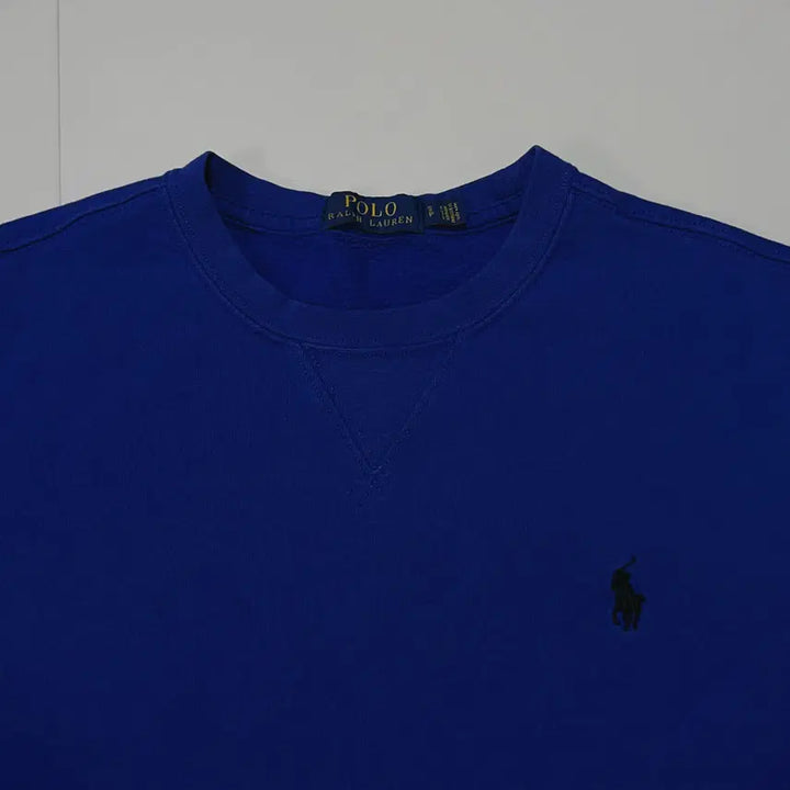 [BUNJANG] Polo Ralph Lauren Black Pony Fleece Sweatshirt [S] / [정품] 폴로 블루 / 블랙포니 기모 맨투맨 [ S ]