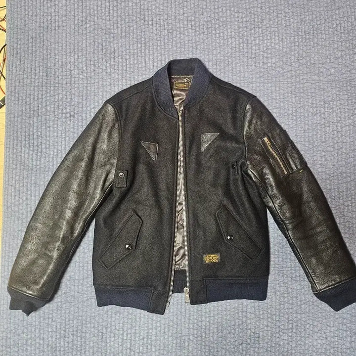 [BUNJANG] Covernat Varsity Cowhide Jacket M / 커버낫 바시티 소가죽 자켓 M사이즈 팔아요