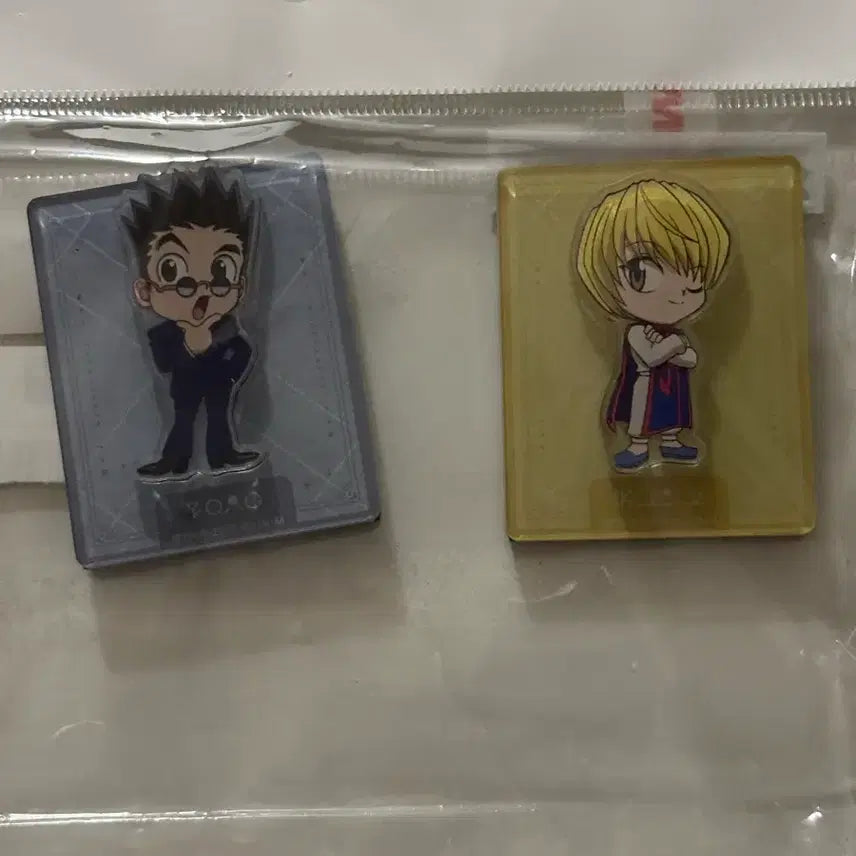 [BUNJANG] Hunter x Hunter Kurapika Leorio Acrylic Magnet Bundle Set / 헌터헌터 아크릴 마그넷 크라피카 레오리오 일괄 판매 헌터x헌터 콜라보카페