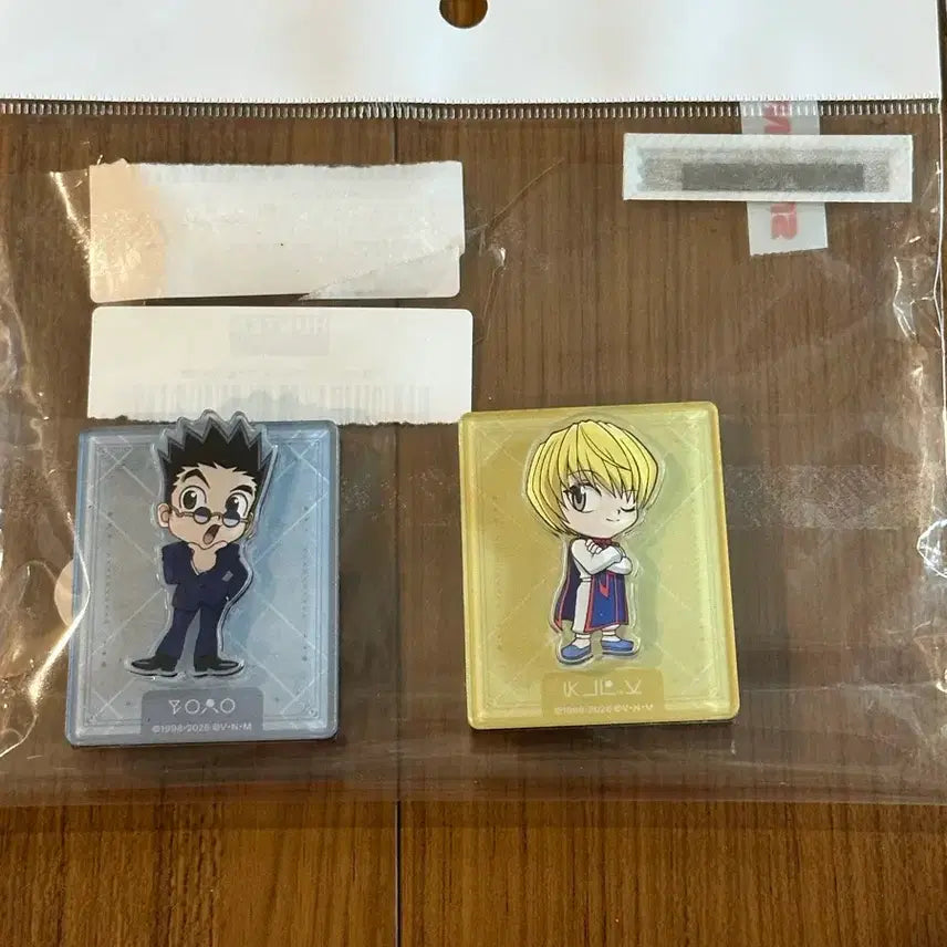 [BUNJANG] Hunter x Hunter Kurapika Leorio Acrylic Magnet Bundle Set / 헌터헌터 아크릴 마그넷 크라피카 레오리오 일괄 판매 헌터x헌터 콜라보카페
