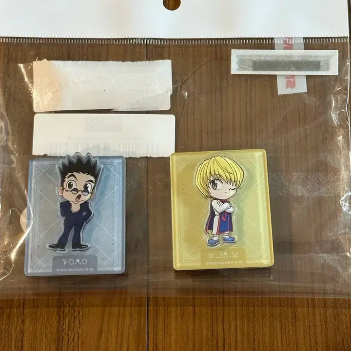 [BUNJANG] Hunter x Hunter Kurapika Leorio Acrylic Magnet Bundle Set / 헌터헌터 아크릴 마그넷 크라피카 레오리오 일괄 판매 헌터x헌터 콜라보카페