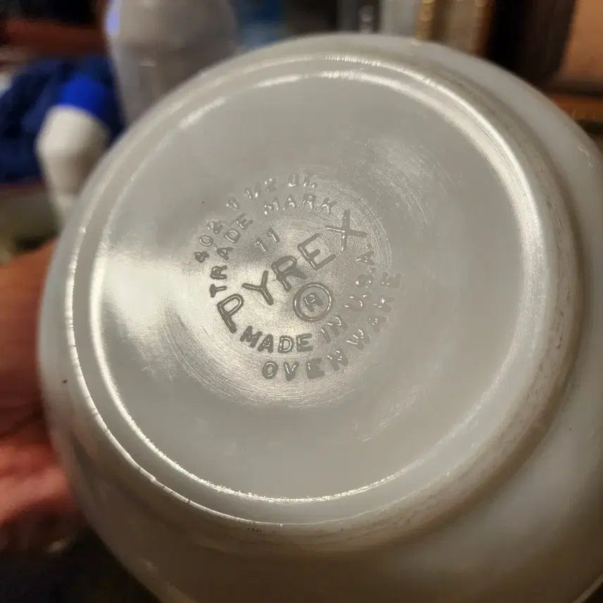 [BUNJANG] Vintage Pyrex Bowl / USA 오래된 빈티지 파이렉스 볼지름18.4cm 높이9.3cm