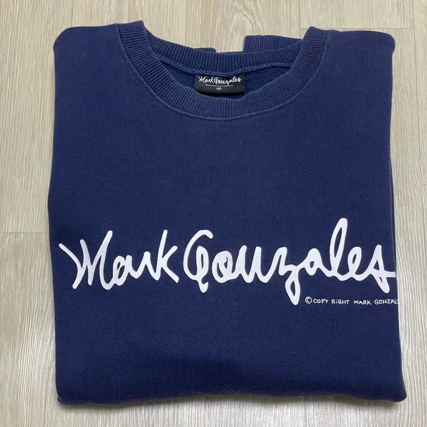 [BUNJANG] Mark Gonzales Sweatshirt Navy M / 마크곤잘레스 맨투맨