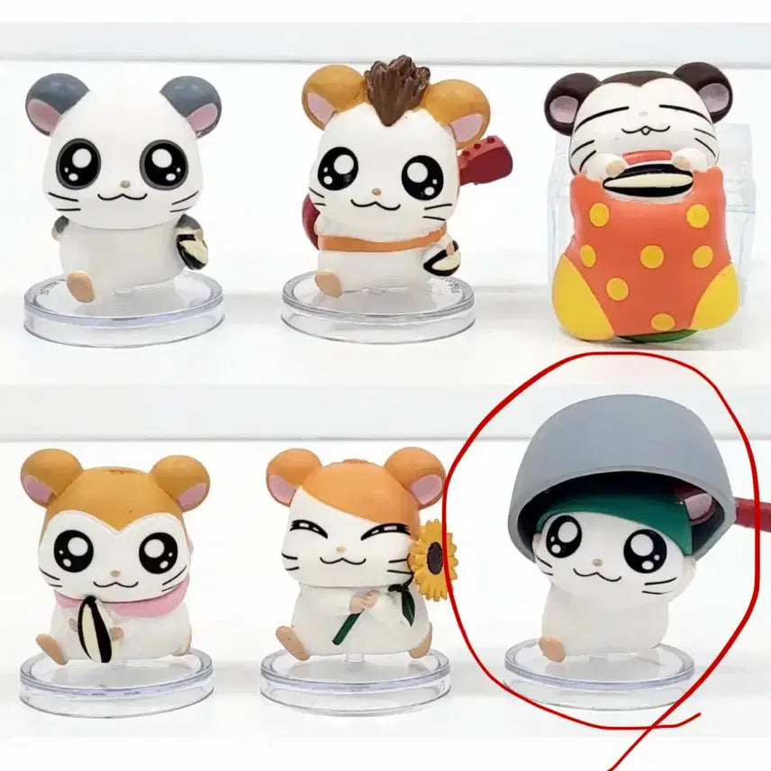 [SOLD OUT] 햄토리 다함께 대행진 3탄 모자 미개봉 새상품