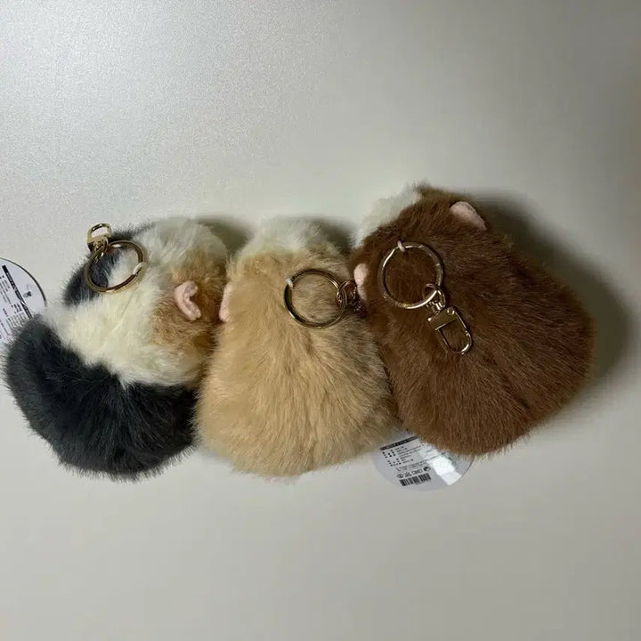 [BUNJANG] Mollumottong "Rolling Vegetable Meal" Guinea Pig Keychain (3 Variations) / 데굴데굴 야채식사 모루못토상 기니피그 키링 3종