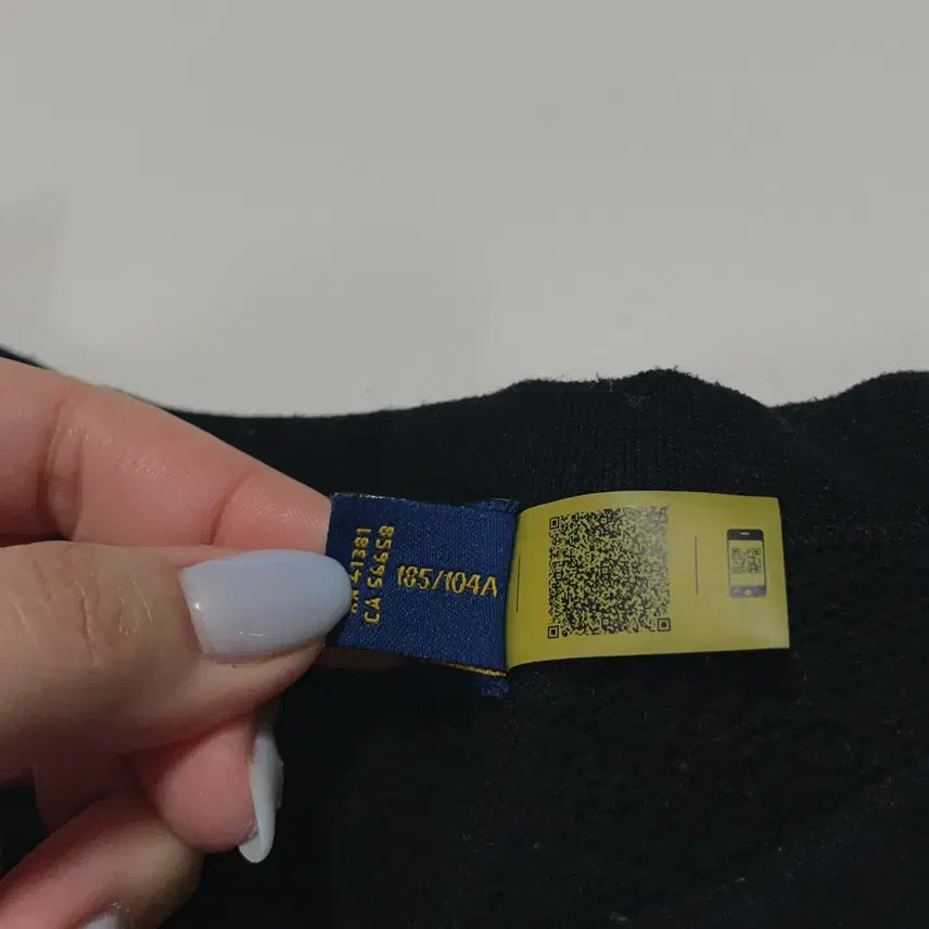 [BUNJANG] Polo Ralph Lauren Black/Red Pony Fleece Sweatshirt (XL) / [정품] 폴로 블랙 / 레드포니 기모 맨투맨 [ XL ]