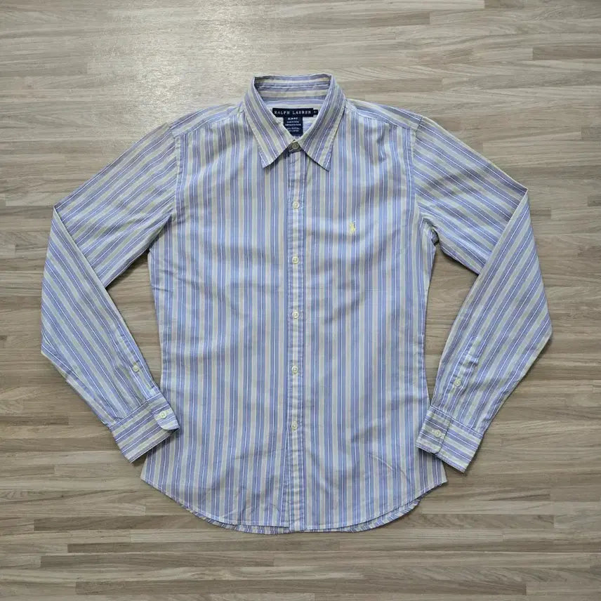 [BUNJANG] Ralph Lauren Striped Shirt / 여90~95) 랄프로렌 스트라이프 셔츠