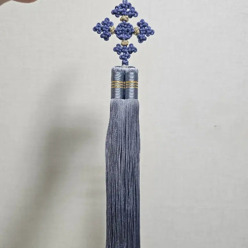 [BUNJANG] Handmade Pale Blue-Violet Norigae Ornament / (직접 제작)연청보라색 노리개