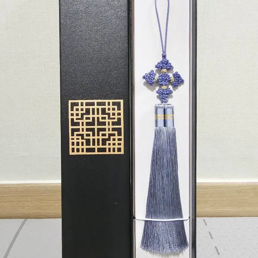 [BUNJANG] Handmade Pale Blue-Violet Norigae Ornament / (직접 제작)연청보라색 노리개