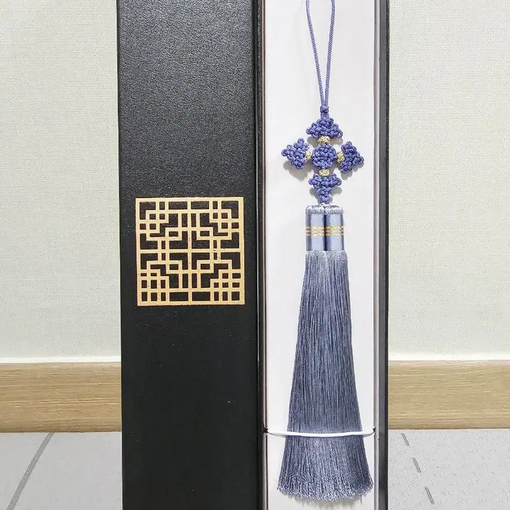 [BUNJANG] Handmade Pale Blue-Violet Norigae Ornament / (직접 제작)연청보라색 노리개