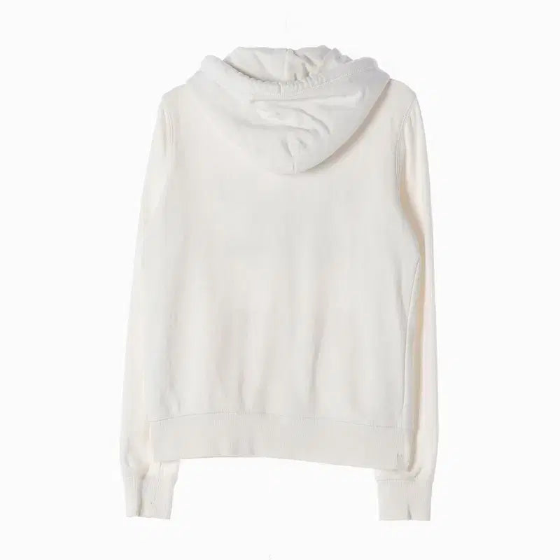 [BUNJANG] WHO.A.U White Lettering Hoodie Zip-Up L / 후아유 화이트 레터링 후드집업 L