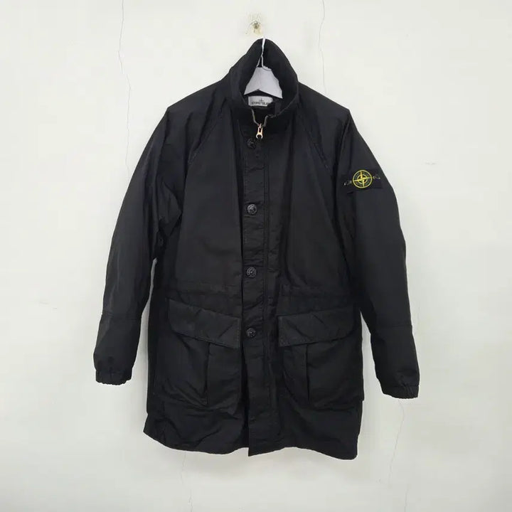 [BUNJANG] Stone Island David TC Down Jacket Black Size S / 스톤아일랜드 매장판 와펜 다비드TC 다운 자켓 야상 패딩 점퍼 S 블랙