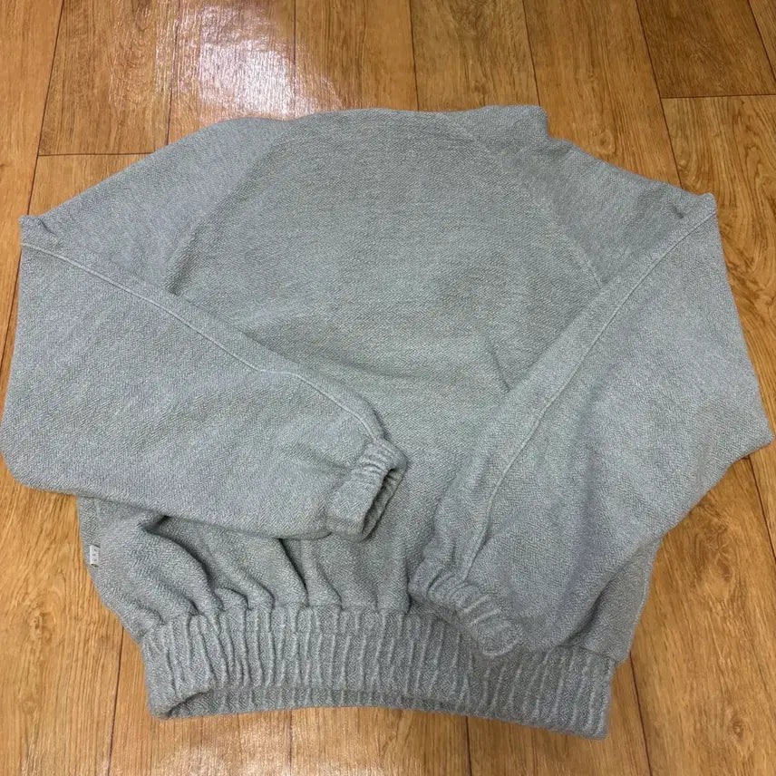 [BUNJANG] IAPP Studio Herringbone Hoodie Grey S / 아이앱스튜디오 헤링본 후디 그레이 S
