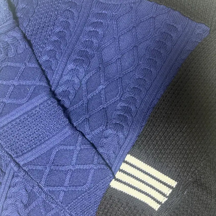 [BUNJANG] Neil Barrett Blue Cable Knit Sweater / 닐바렛 니트