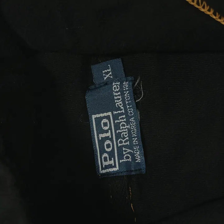 [BUNJANG] Polo Black Pony Stitch Hoodie [XL] / [정품] 폴로 블랙 / 블랙포니 스티치 후드티 [ XL ]