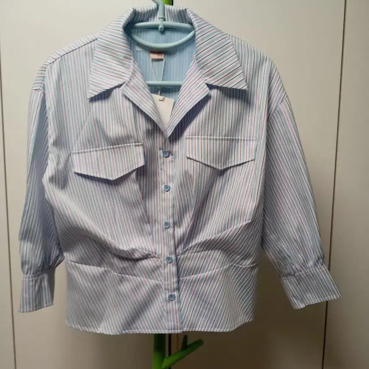 [BUNJANG] Jucy Judy Striped Blouse Shirt / 새옷~ 쥬시쥬디  jucy judy 블라우스 셔츠