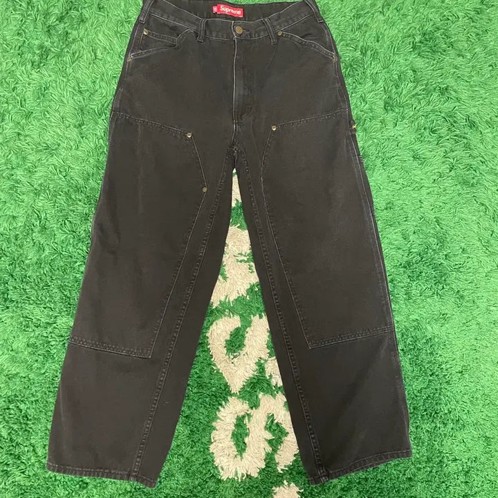 [BUNJANG] Supreme 24FW Double Knee Painter Pants Black / [30] 슈프림 24FW 더블니 페인터 팬츠 블랙