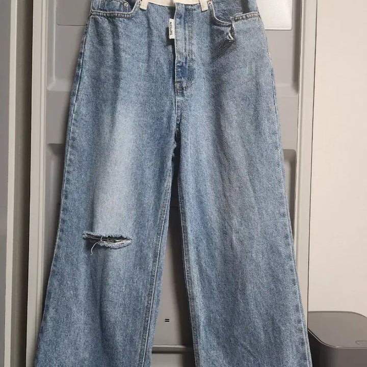 [SOLD OUT] s) RED 진청 일자핏와이드 청바지 제이핏 벨201 러브미우 레브시티