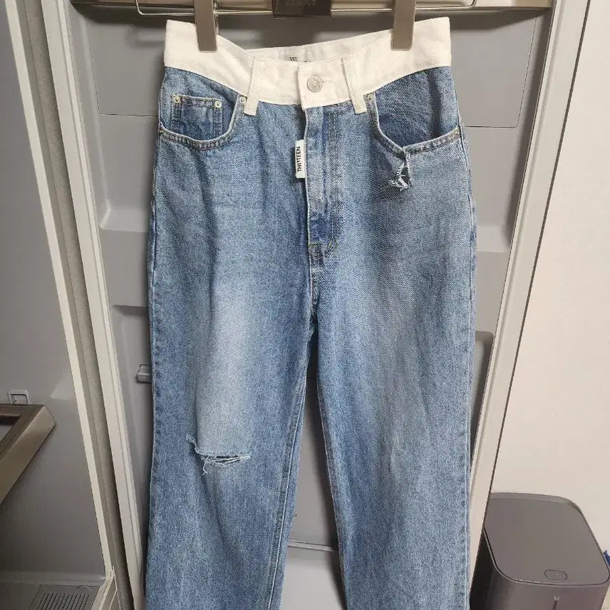 [SOLD OUT] s) RED 진청 일자핏와이드 청바지 제이핏 벨201 러브미우 레브시티