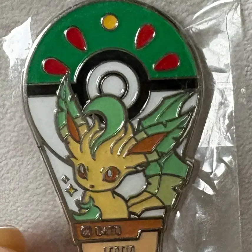 [BUNJANG] Pokemon Leafeon Balloon Badge / 포켓몬 롯데월드 리피아 풍선뱃지