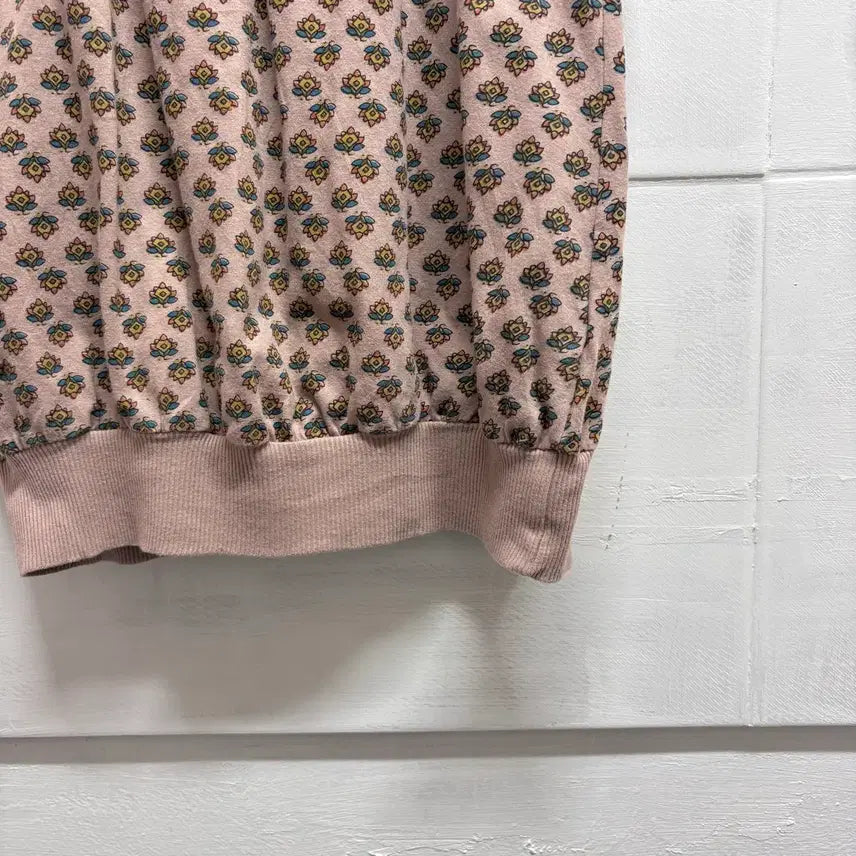 [BUNJANG] Natura Pattern Ethnic Fairy Short Sleeve Top / Natura 패턴 에스닉 페어리 반팔 탑 JPN