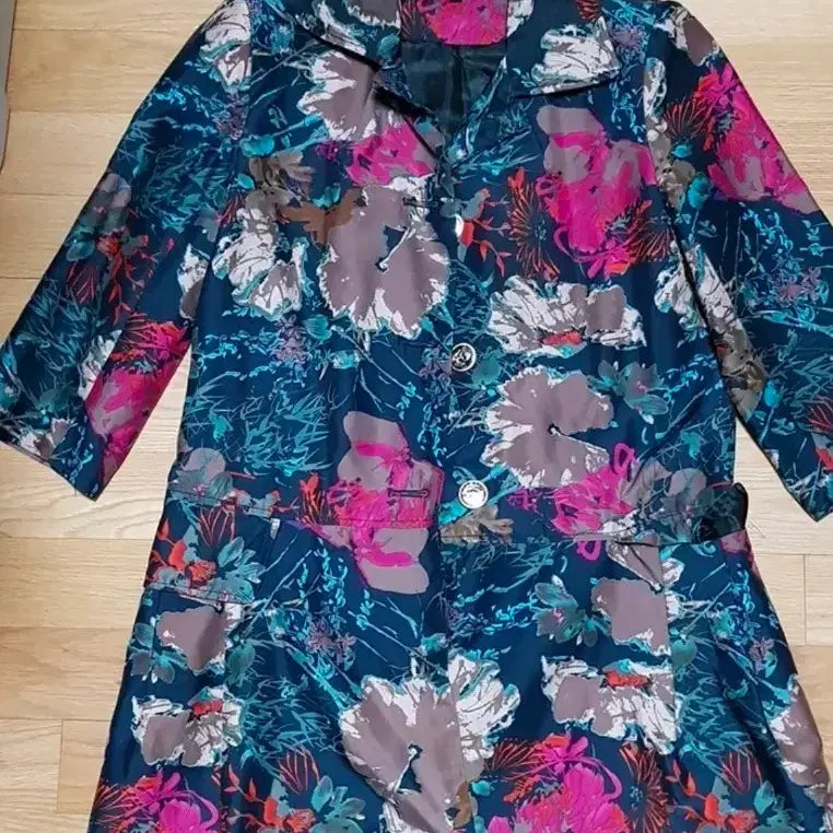 [BUNJANG] Tandy x Marie Claire Flower Pattern Jacket / 텐디.마리끌레르 플라워 패턴 자켓