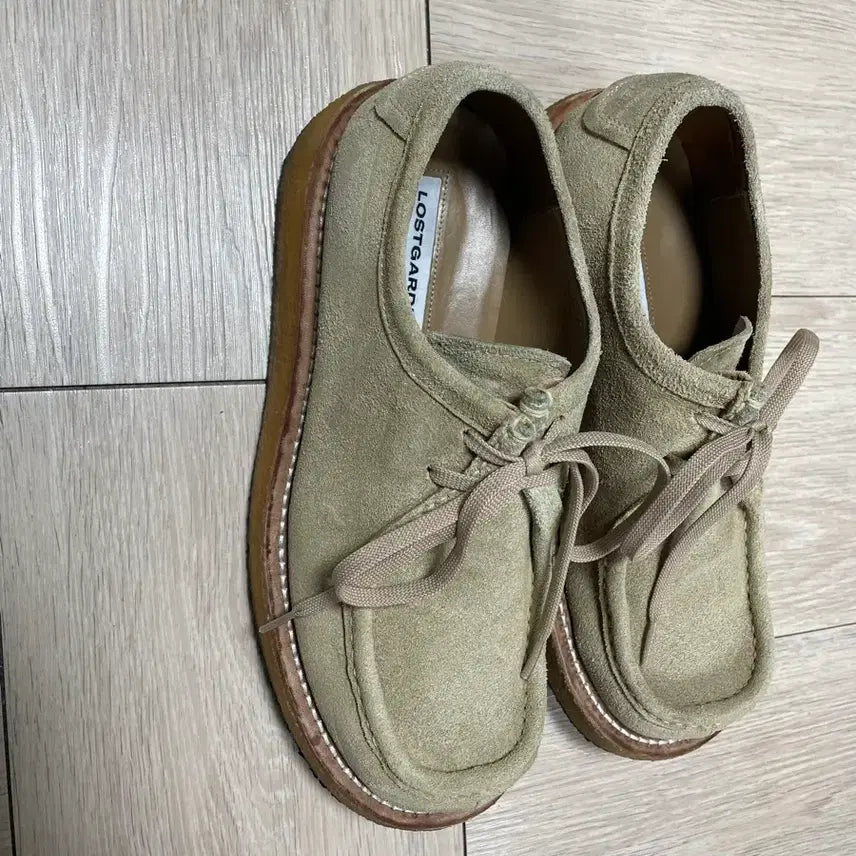 [BUNJANG] Lost Garden Dive Beige Shoes / 로스트가든 다이브 베이지 265-270