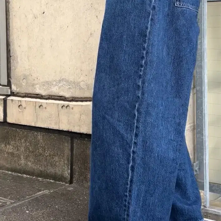 [BUNJANG] Uniqlo x JW Anderson Wide Fit Jeans / [31/66blue] 유니클로 x JW 앤더슨 와이드 핏 진