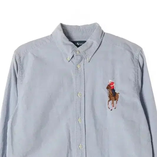 [BUNJANG] Polo Ralph Lauren Light Blue Oxford Shirt L (14-16) / 폴로 랄프로렌 라이트 블루 옥스포드 셔츠 L 14-16