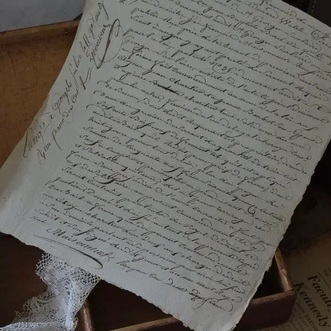[BUNJANG] French Antique Paper / 프랑스 앤틱 지류
