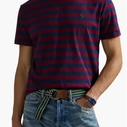 [BUNJANG] Polo Ralph Lauren Classic Fit T-Shirt / 폴로 랄프로렌 클래식핏 반팔 티 버건디 네이비