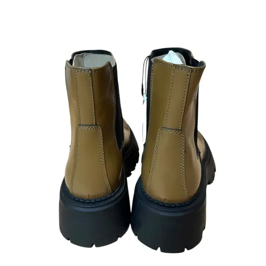 [BUNJANG] ZARA Vintage Brown Chunky Platform Boots / 자라 빈티지브라운 청키 플랫폼부츠 44size 새상품