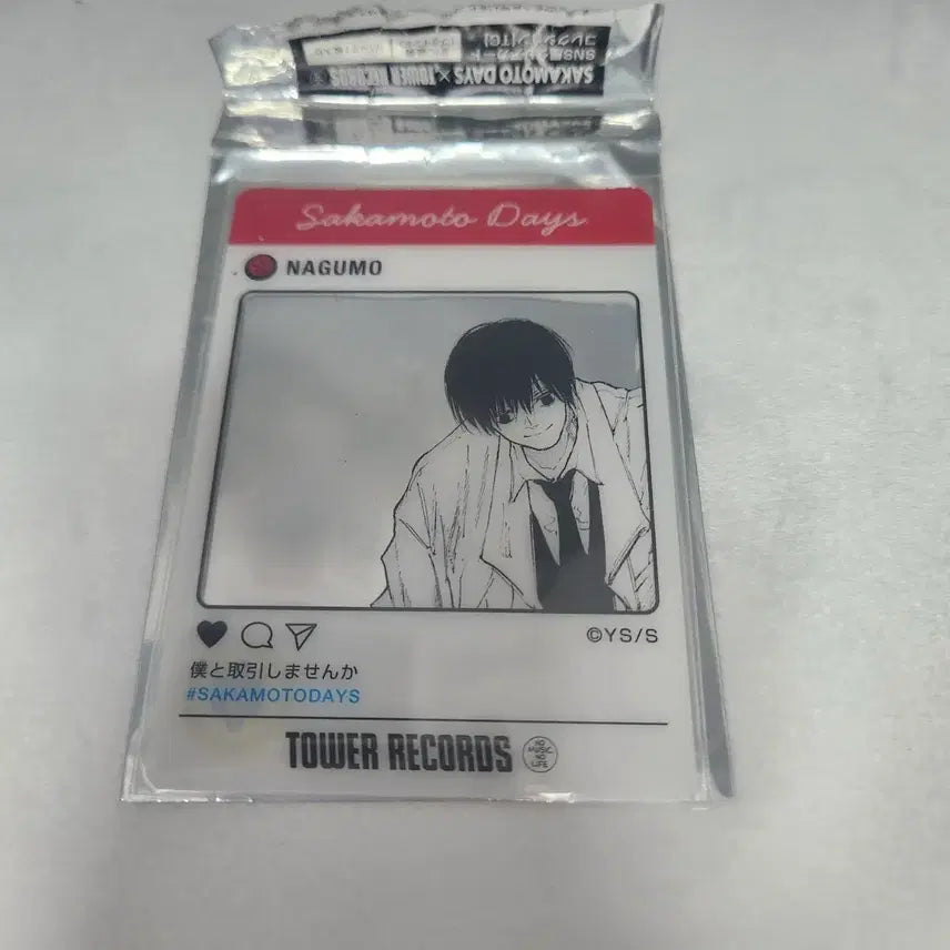 [BUNJANG] Sakaday Nagumo Tower Records SNS Style Clear Card / 사카데이 나구모 타워레코드 SNS풍 클리어 카드