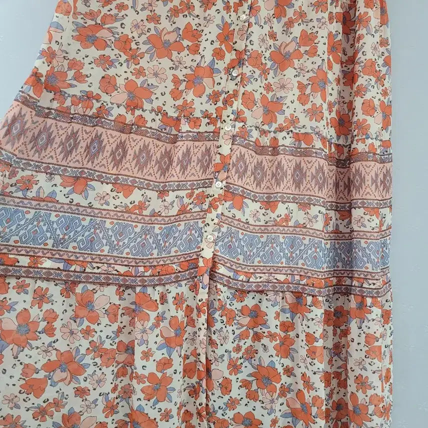 [BUNJANG] Thursday Island Flower Long Dress S / S)썰스데이아일랜드 플라워 원피스