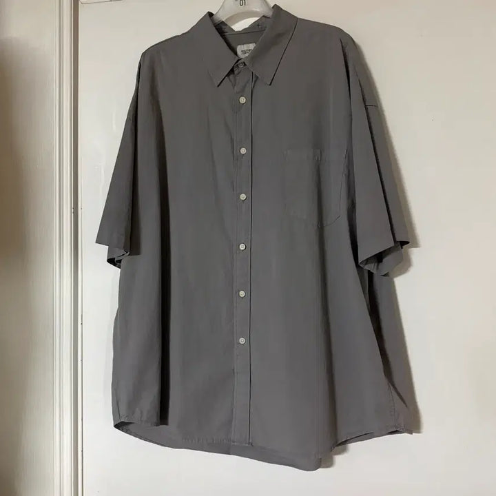 [SOLD OUT] [1] 어나더오피스 휴즈 가먼트 셔츠 콘크리트